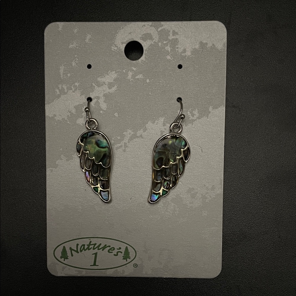 Abalone Wing Earrings
